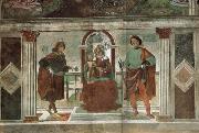 Thronende Madonna mit den Heiligen Sebastian und julianus Domenicho Ghirlandaio